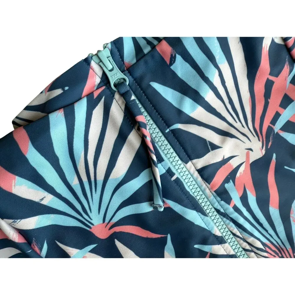 FEATHER 4 ARROW Wave Chaser Palm Daze Long Sleeve One-Piece Swimsuit Size 4T